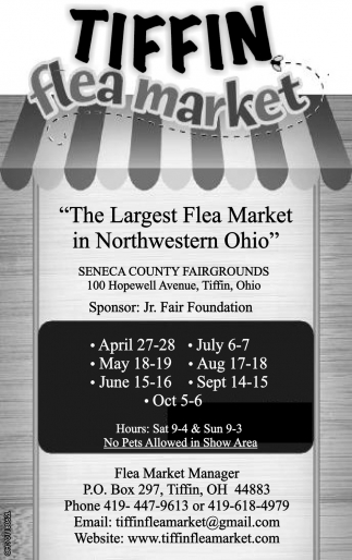 The Largest Flea Market in Northwestern Ohio, Tiffin Flea Market, Tiffin, OH